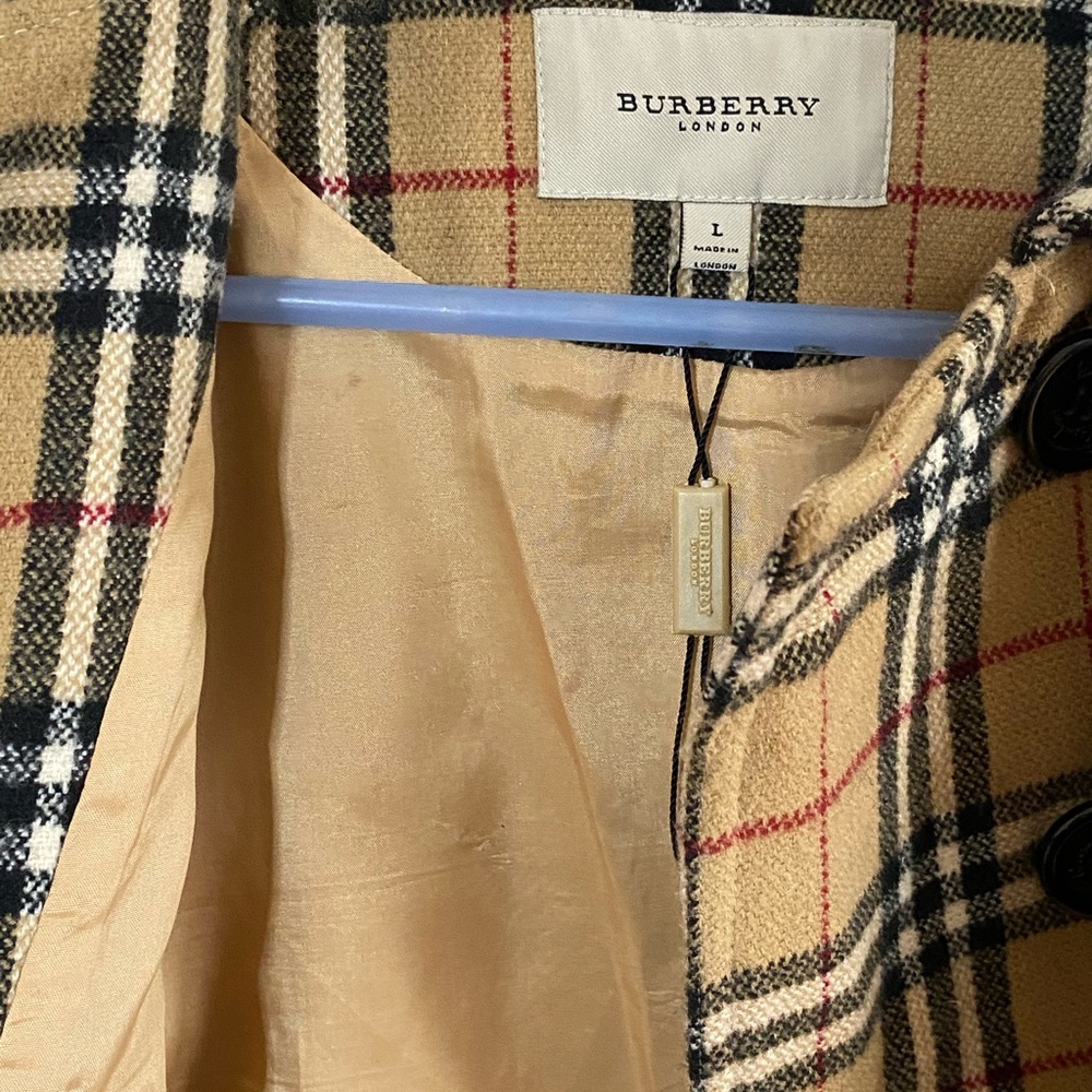 Burberry wool messenger jacket